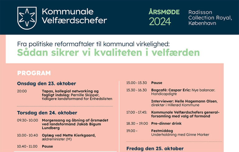 Program for Årsmøde 2024